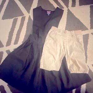 Girls uniform jumper and shorts - size 7